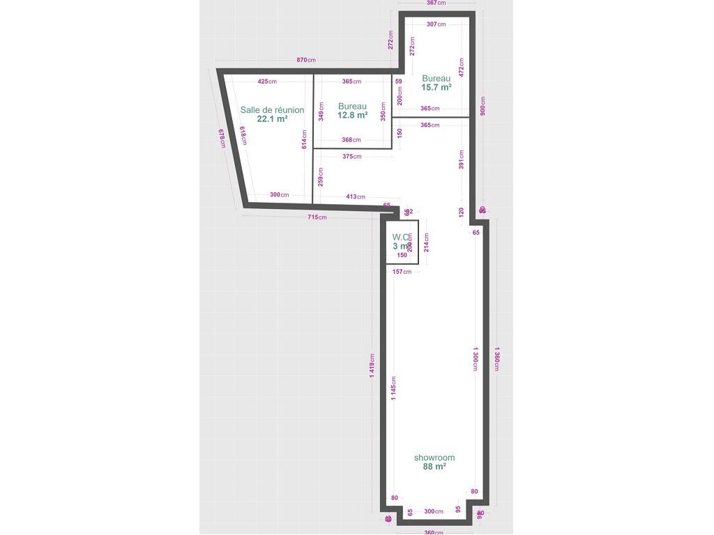 Local commercial MONTROND LES BAINS (42210) ROCHETTE IMMOBILIER