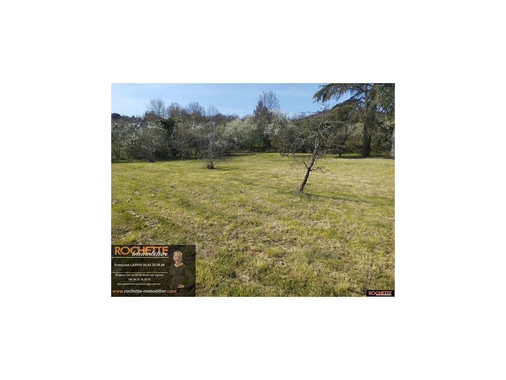 Terrain MARCILLY LE CHÂTEL (42130) ROCHETTE IMMOBILIER