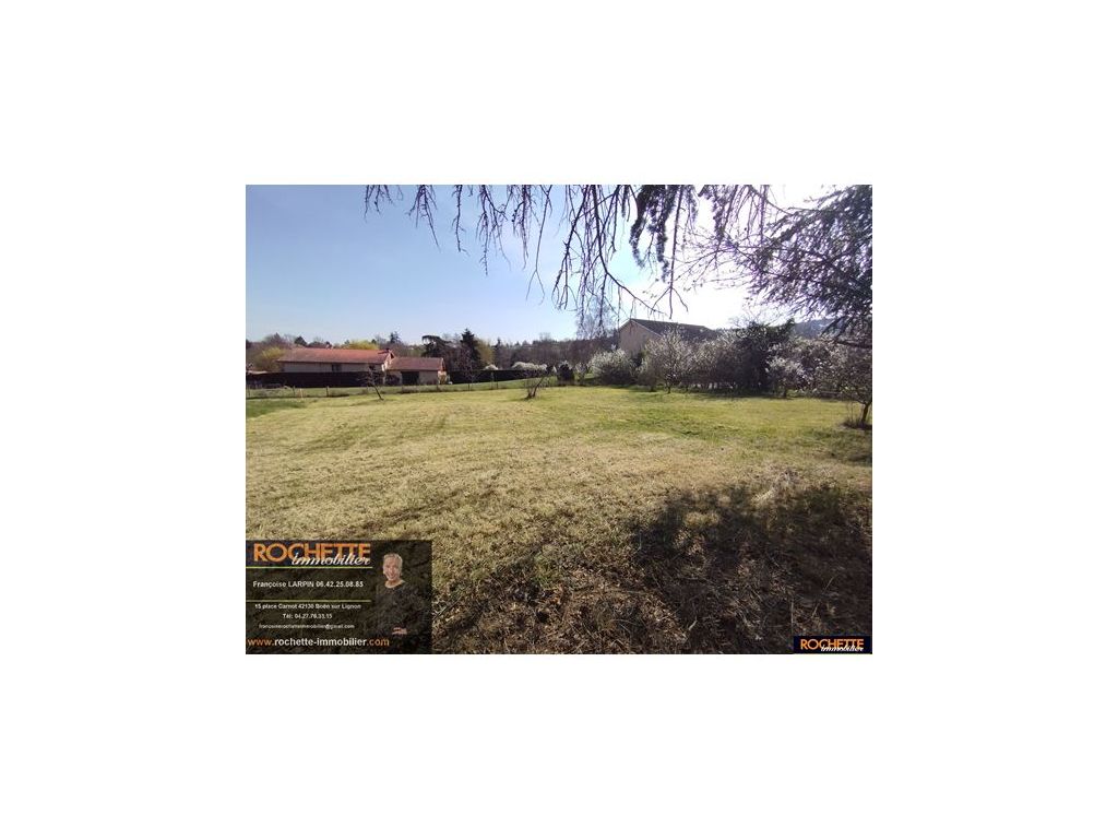 Terrain MARCILLY LE CHÂTEL (42130) ROCHETTE IMMOBILIER