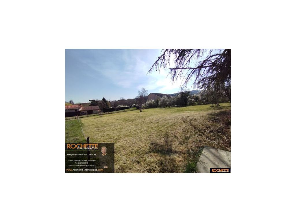 Terrain MARCILLY LE CHÂTEL (42130) ROCHETTE IMMOBILIER