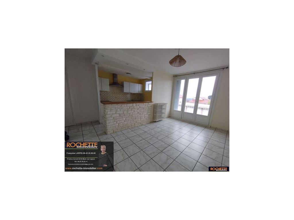 Appartement F3 BOEN SUR LIGNON (42130) ROCHETTE IMMOBILIER